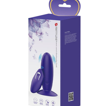 Pretty Love - Murray Youth - Vibrerende Buttplug - Met Afstandsbediening - Paars-Erotiekvoordeel.nl