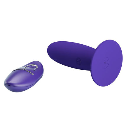 Pretty Love - Murray Youth - Vibrerende Buttplug - Met Afstandsbediening - Paars-Erotiekvoordeel.nl