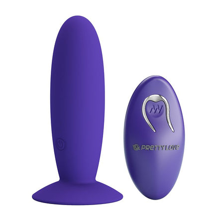 Pretty Love - Murray Youth - Vibrerende Buttplug - Met Afstandsbediening - Paars-Erotiekvoordeel.nl