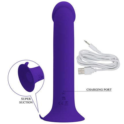 Pretty Love - Murray Youth - Vibrerende Dildo - Paars-Erotiekvoordeel.nl