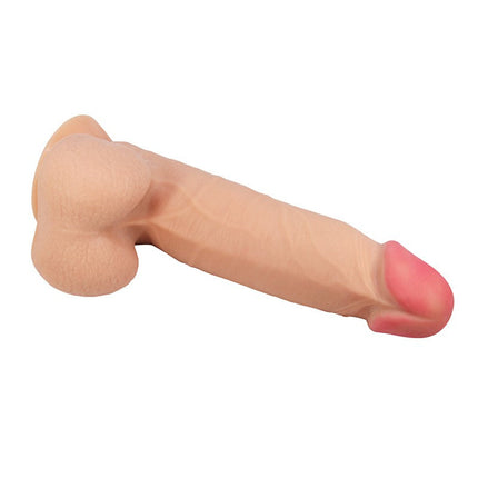 Pretty Love - Najim - Sliding Skin Dildo - Lengte 21.8 cm - Ø 4.6 cm - Lichte Huidskleur-Erotiekvoordeel.nl
