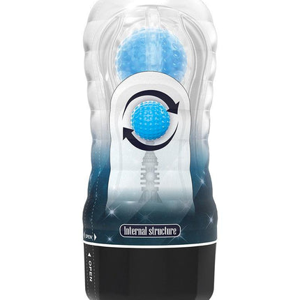 Pretty Love - Planet Blue - Masturbator Cup - Met Rollende Bal Voor Extra Sensaties - Blauw-Erotiekvoordeel.nl