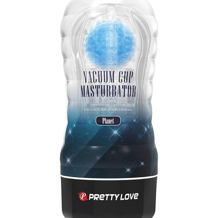 Pretty Love - Planet Blue - Masturbator Cup - Met Rollende Bal Voor Extra Sensaties - Blauw-Erotiekvoordeel.nl