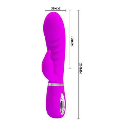 Pretty Love - Prescott - Rabbit Vibrator - Dubbele Motor - Dieproze-Erotiekvoordeel.nl