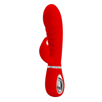 Pretty Love - Prescott - Rabbit Vibrator - Dubbele Motor - Rood-Erotiekvoordeel.nl