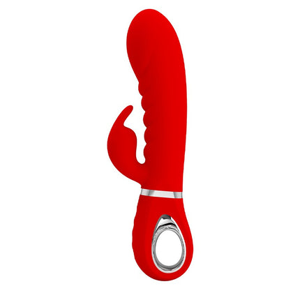 Pretty Love - Prescott - Rabbit Vibrator - Dubbele Motor - Rood-Erotiekvoordeel.nl