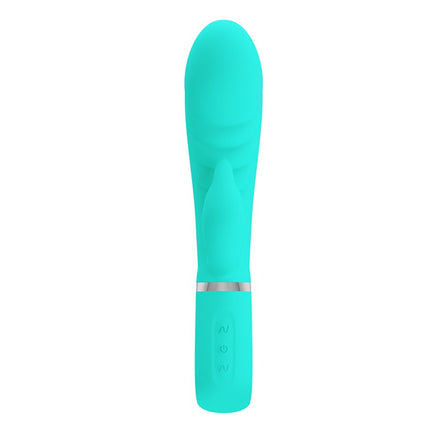 Pretty Love - Prescott - Rabbit Vibrator - Dubbele Motor - Turquoise-Erotiekvoordeel.nl