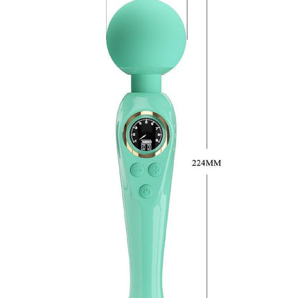 Pretty Love - Skyler - Wand Vibrator - Met LCD Display - Turquoise-Erotiekvoordeel.nl