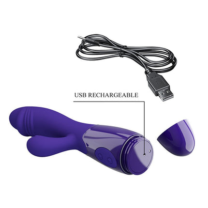 Pretty Love - Snappy Youth - Rabbit Vibrator - Paars-Erotiekvoordeel.nl