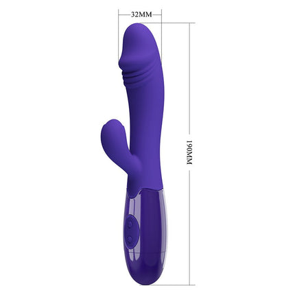 Pretty Love - Snappy Youth - Rabbit Vibrator - Paars-Erotiekvoordeel.nl