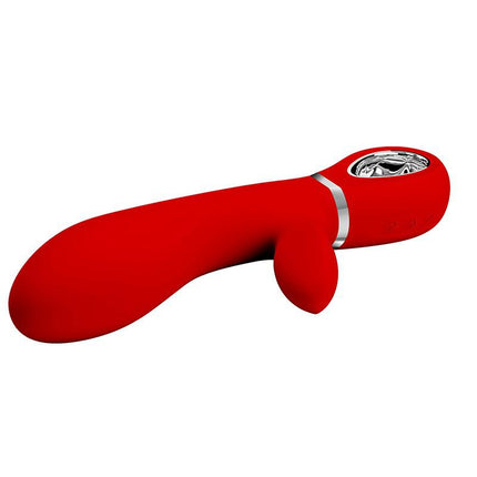Pretty Love - Thomas - Rabbit Vibrator - Rood-Erotiekvoordeel.nl