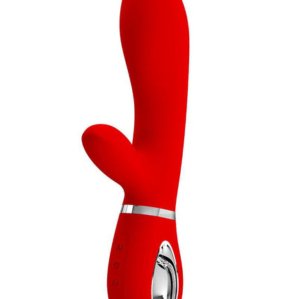 Pretty Love - Thomas - Rabbit Vibrator - Rood-Erotiekvoordeel.nl