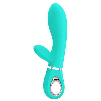Pretty Love - Thomas - Rabbit Vibrator - Turquoise-Erotiekvoordeel.nl