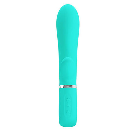 Pretty Love - Thomas - Rabbit Vibrator - Turquoise-Erotiekvoordeel.nl