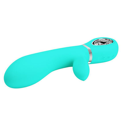 Pretty Love - Thomas - Rabbit Vibrator - Turquoise-Erotiekvoordeel.nl