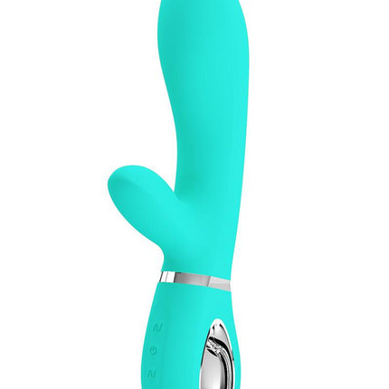Pretty Love - Thomas - Rabbit Vibrator - Turquoise-Erotiekvoordeel.nl