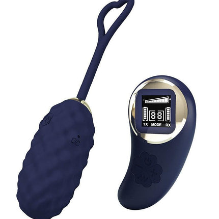 Pretty Love - Vivian - Vibrerend Eitje - Afstandsbediening met LCD Display - Donkerblauw-Erotiekvoordeel.nl