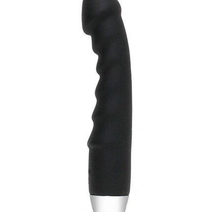 Rimba - Palma - Semi-Realistische Vibrator - Zwart-Erotiekvoordeel.nl