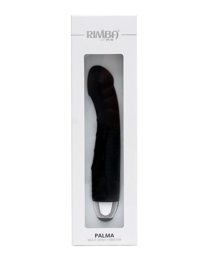 Rimba - Palma - Semi-Realistische Vibrator - Zwart-Erotiekvoordeel.nl