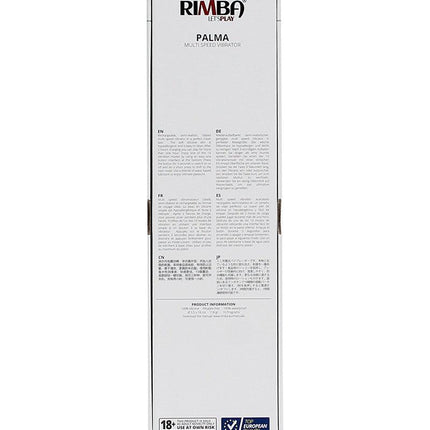 Rimba - Palma - Semi-Realistische Vibrator - Zwart-Erotiekvoordeel.nl