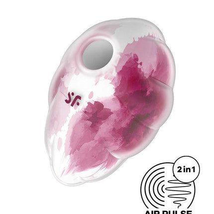 Satisfyer - Cloud Dancer - Luchtdruk Vibrator met Vibratie - Rood-Erotiekvoordeel.nl