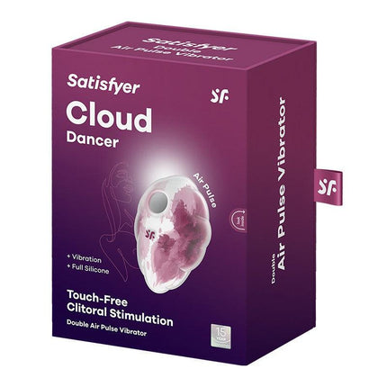 Satisfyer - Cloud Dancer - Luchtdruk Vibrator met Vibratie - Rood-Erotiekvoordeel.nl