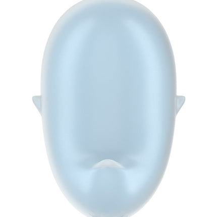 Satisfyer - Cutie Ghost - Vibrerende Luchtdruk Vibrator - 2 in 1 - Lichtblauw-Erotiekvoordeel.nl