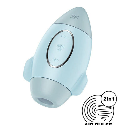 Satisfyer - Mission Control - Luchtdruk Vibrator - Lichtblauw-Erotiekvoordeel.nl
