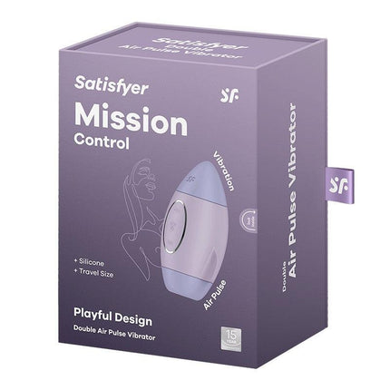 Satisfyer - Mission Control - Luchtdruk Vibrator - Lila-Erotiekvoordeel.nl