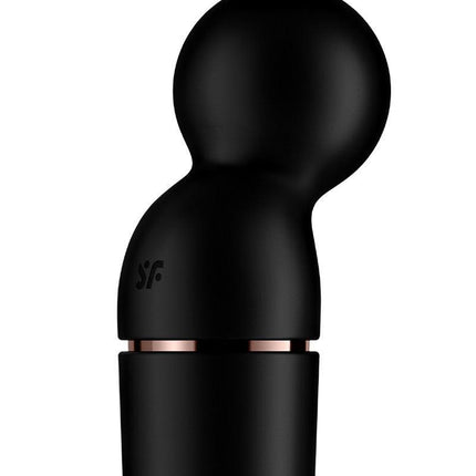 Satisfyer - Planet Wand-er - Wand Vibrator - Zwart & Rosé Goud-Erotiekvoordeel.nl