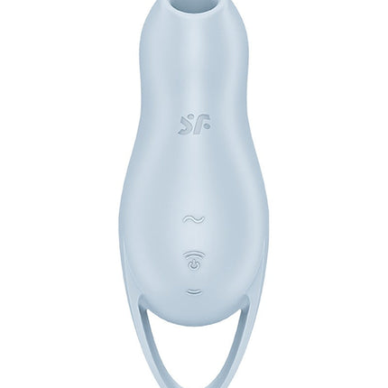 Satisfyer - Pocket Pro - Compacte Vibrerende Luchtdruk Vibrator - Lichtblauw-Erotiekvoordeel.nl