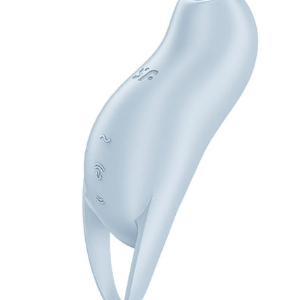 Satisfyer - Pocket Pro - Compacte Vibrerende Luchtdruk Vibrator - Lichtblauw-Erotiekvoordeel.nl
