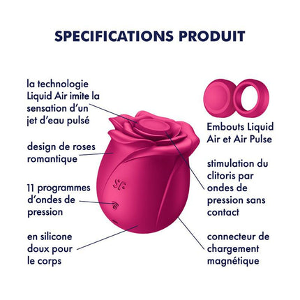 Satisfyer - Pro 2 Classic Blossom - Luchtdruk Vibrator - Roze-Erotiekvoordeel.nl