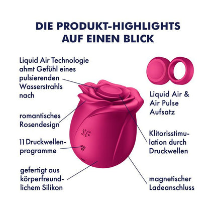 Satisfyer - Pro 2 Classic Blossom - Luchtdruk Vibrator - Roze-Erotiekvoordeel.nl
