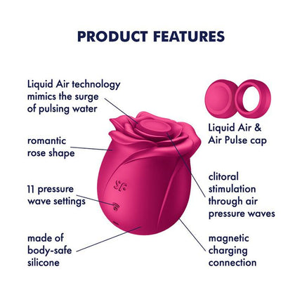 Satisfyer - Pro 2 Classic Blossom - Luchtdruk Vibrator - Roze-Erotiekvoordeel.nl