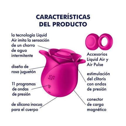 Satisfyer - Pro 2 Modern Blossom - Luchtdruk Vibrator - Roze-Erotiekvoordeel.nl