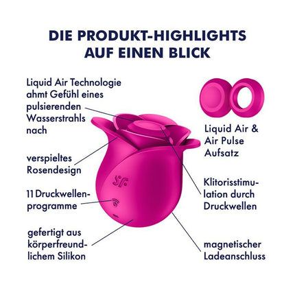 Satisfyer - Pro 2 Modern Blossom - Luchtdruk Vibrator - Roze-Erotiekvoordeel.nl