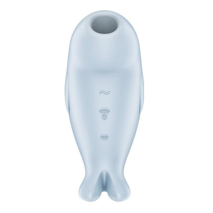 Satisfyer - Seal You Soon - Luchtdruk Vibrator met Vibratie - Lichtblauw-Erotiekvoordeel.nl