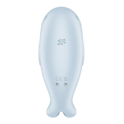Satisfyer - Seal You Soon - Luchtdruk Vibrator met Vibratie - Lichtblauw-Erotiekvoordeel.nl
