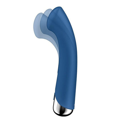 Satisfyer - Spinning G-Spot 1 - Vibrerende en Roterende G-Spot Vibrator - Blauw-Erotiekvoordeel.nl