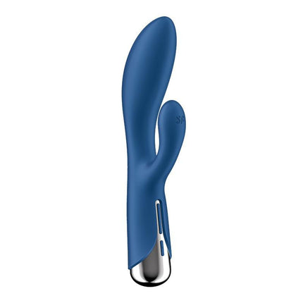 Satisfyer - Spinning Rabbit 1 - Roterende en Vibrerende Rabbit Vibrator - Tarzan Vibrator - Blauw-Erotiekvoordeel.nl