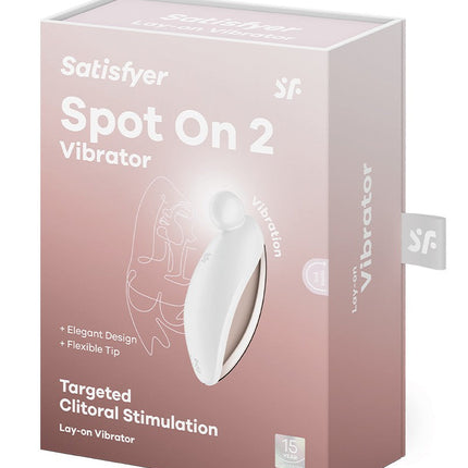 Satisfyer - Spot On - Pinpoint Vibrator - Wit-Erotiekvoordeel.nl