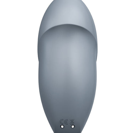 Satisfyer - Tap & Climax 1 - Vibrerende Clitoris Vibrator met Tik/Tapping Functie - Lichtblauw-Erotiekvoordeel.nl