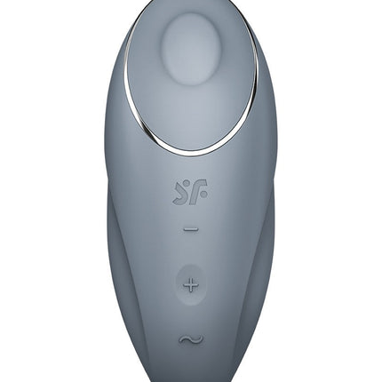 Satisfyer - Tap & Climax 1 - Vibrerende Clitoris Vibrator met Tik/Tapping Functie - Lichtblauw-Erotiekvoordeel.nl