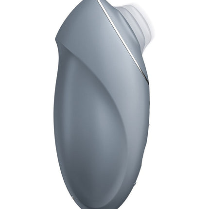 Satisfyer - Tap & Climax 1 - Vibrerende Clitoris Vibrator met Tik/Tapping Functie - Lichtblauw-Erotiekvoordeel.nl