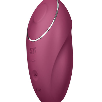 Satisfyer - Tap & Climax 1 - Vibrerende Clitoris Vibrator met Tik/Tapping Functie - Paars-Erotiekvoordeel.nl