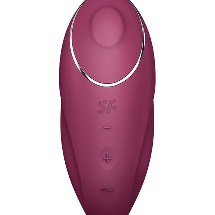 Satisfyer - Tap & Climax 1 - Vibrerende Clitoris Vibrator met Tik/Tapping Functie - Paars-Erotiekvoordeel.nl