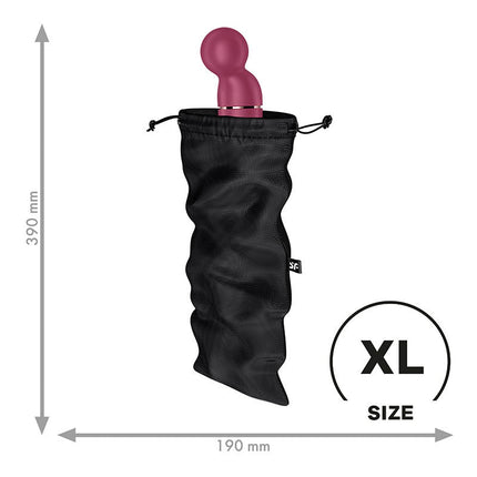 Satisfyer Treasure Bag - Speeltjes Opbergtas - Maat XL - Zwart-Erotiekvoordeel.nl