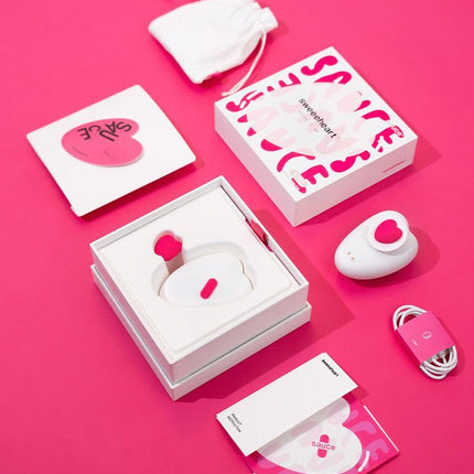 Sauce - Sweeeheart - Clitorisvibrator - Wit/Roze-Erotiekvoordeel.nl