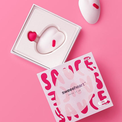 Sauce - Sweeeheart - Clitorisvibrator - Wit/Roze-Erotiekvoordeel.nl